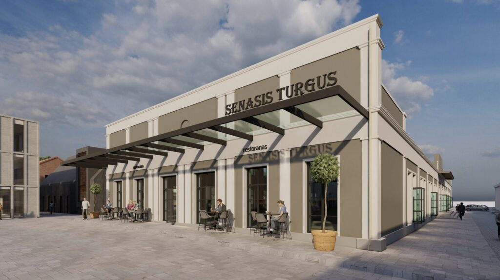 Senojo turgaus rekonstrukcija (Turgaus a. 5) - Shopping center - visualization