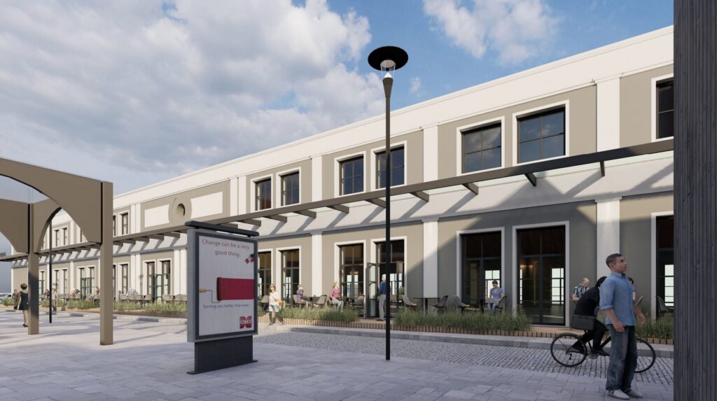 Senojo turgaus rekonstrukcija (Turgaus a. 5) - Shopping center - visualization