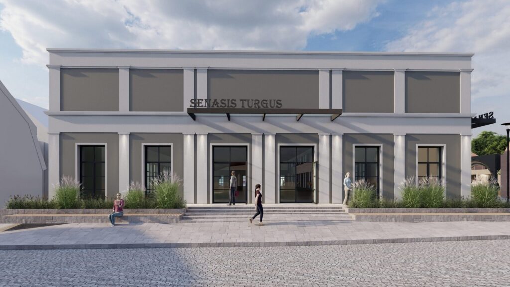 Senojo turgaus rekonstrukcija (Turgaus a. 5) - Shopping center - visualization