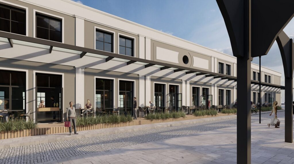 Senojo turgaus rekonstrukcija (Turgaus a. 5) - Shopping center - visualization