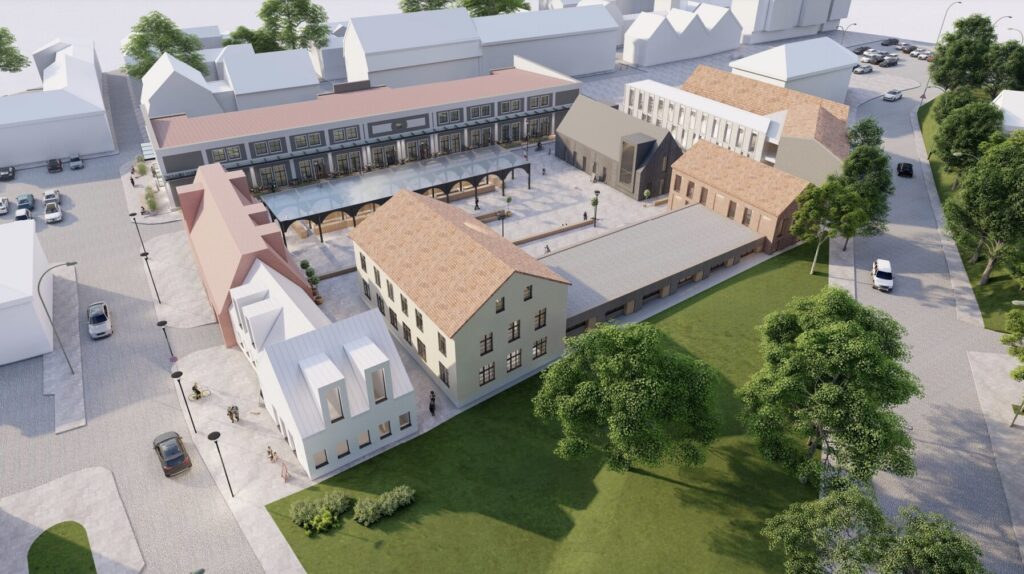 Senojo turgaus rekonstrukcija (Turgaus a. 5) - Shopping center - visualization