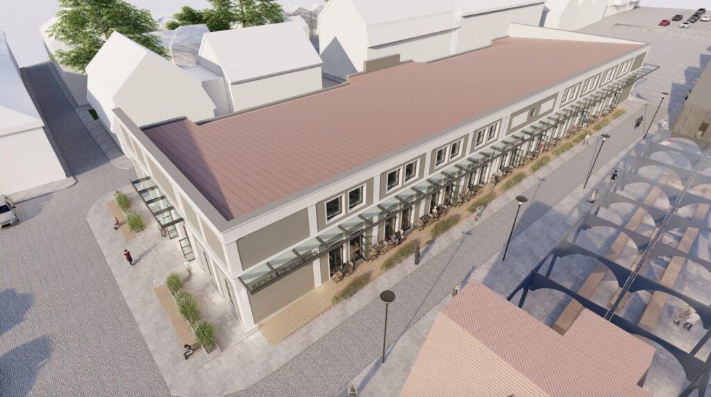 Senojo turgaus rekonstrukcija (Turgaus a. 5) - Shopping center - visualization