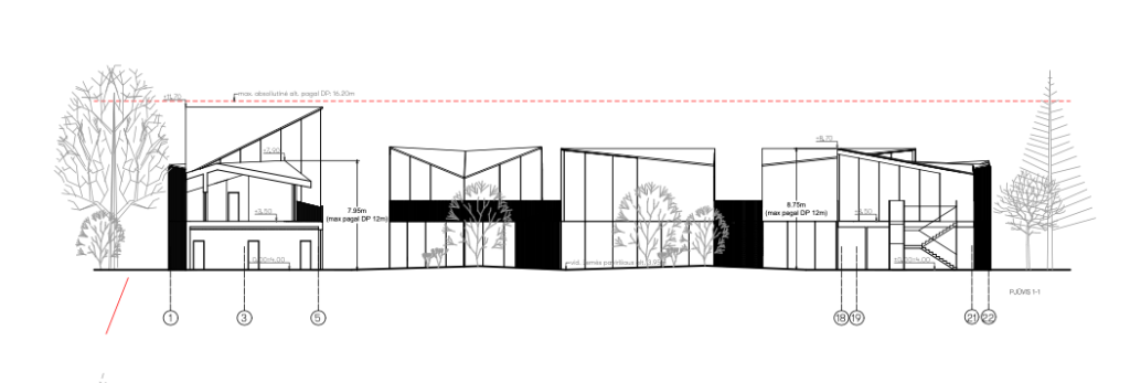 Futuristai | 1 etapas - apartamentai (Paliepgirių kel. 11) - Daudzdzīvokļu nams - vizualizācija