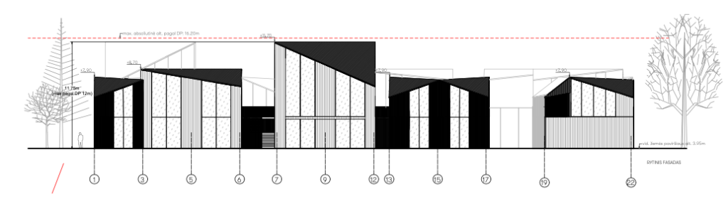 Futuristai | 1 etapas - apartamentai (Paliepgirių kel. 11) - Daudzdzīvokļu nams - vizualizācija