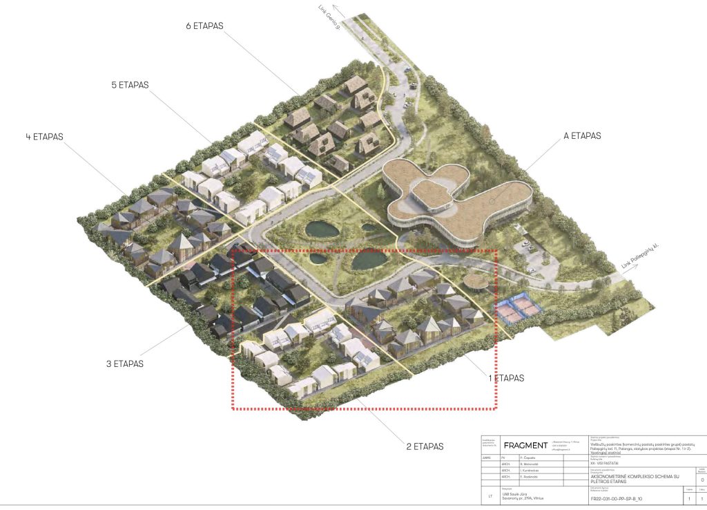 Futuristai | A etapas - viešbutis (Paliepgirių kel. 11) - Viesnīca, Parks, Kūrorts, Sporta laukums vai korti - vizualizācija