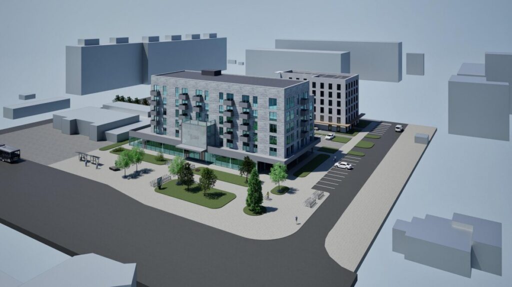 Mustamäe tee 45 / Kuldnoka 1a, 1b (Mustamäe tee 45 / Kuldnoka 1a, 1b) - Hotel, Multi apartment, Other commercial - visualization