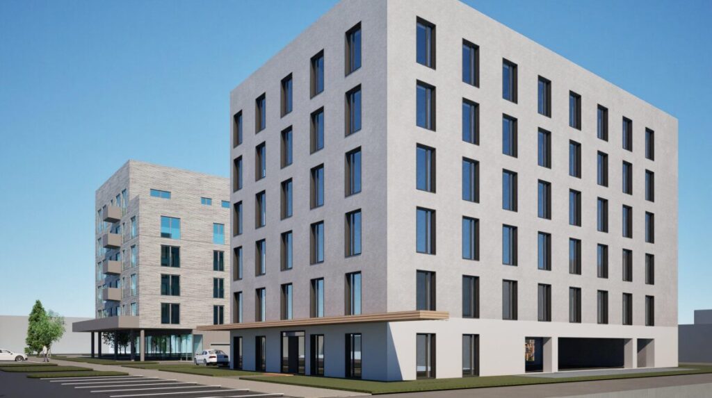 Mustamäe tee 45 / Kuldnoka 1a, 1b (Mustamäe tee 45 / Kuldnoka 1a, 1b) - Hotel, Multi apartment, Other commercial - visualization