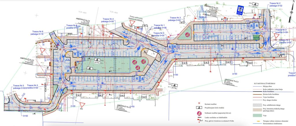 Parkingas Šiltnamių g. 2 ir 4 (Šiltnamių g. 2, 4) - Autostāvvieta - vizualizācija