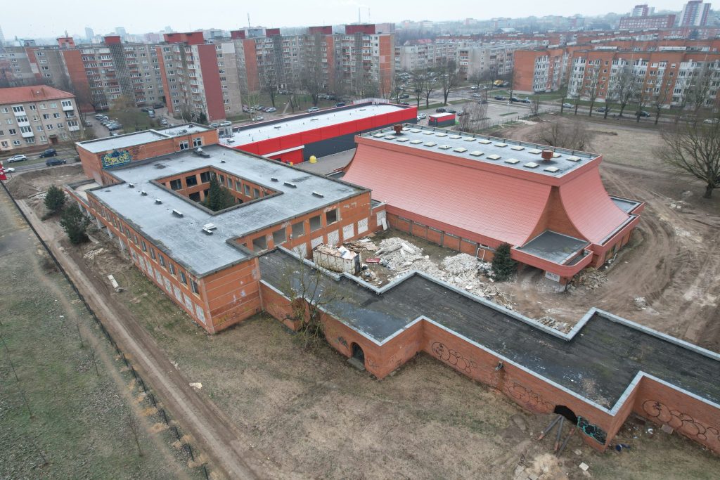 Minijos g. 153 (Minijos g. 153) - Multi apartment, Shopping center - construction photos