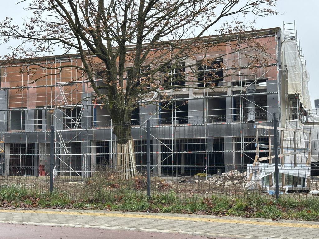 Minijos g. 153 (Minijos g. 153) - Multi apartment, Shopping center - construction photos