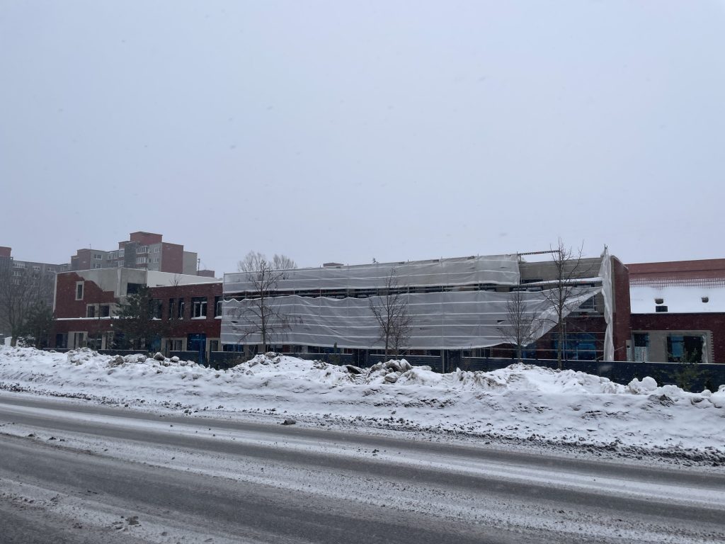 Minijos g. 153 (Minijos g. 153) - Multi apartment, Shopping center - construction photos