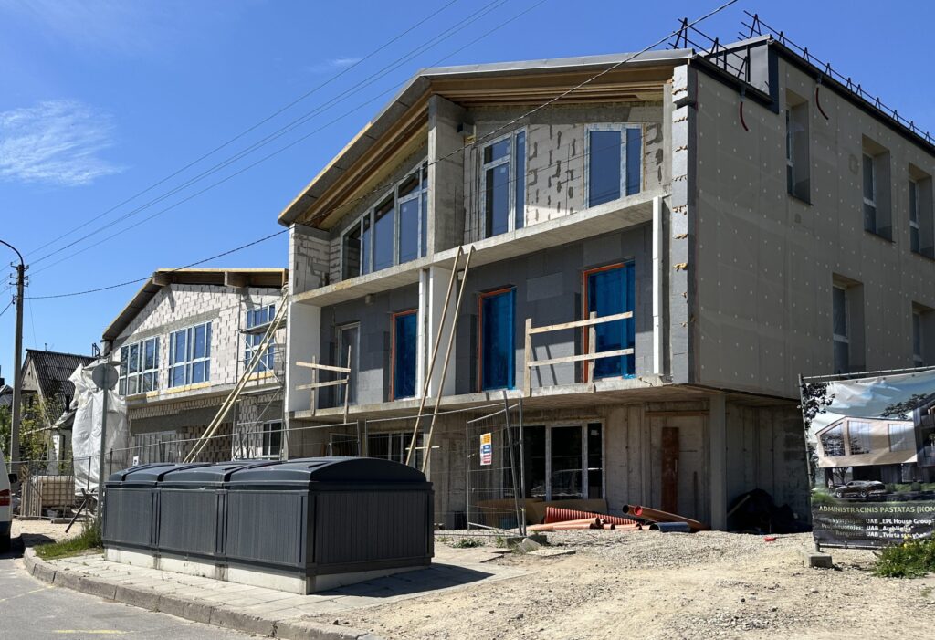 Batoro 34 (Stepono Batoro g. 34) - Multi apartment, Office center - construction photos