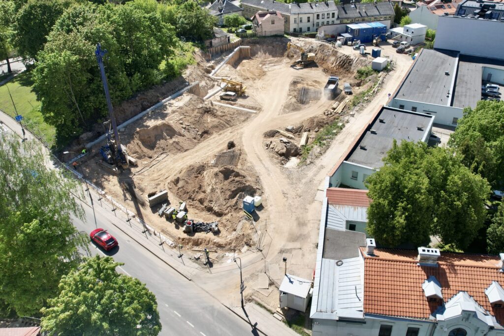 Sanguškų parkas (Žiupronių g. 7, 9) - Multi apartment - construction photos