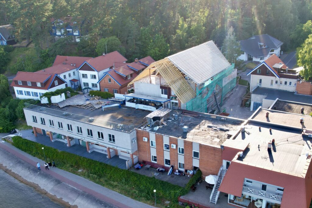 CITUS Nidos Bangos | Senojo viešbučio korpusas (Skruzdynės g. 2) - Multi apartment, Resort - construction photos