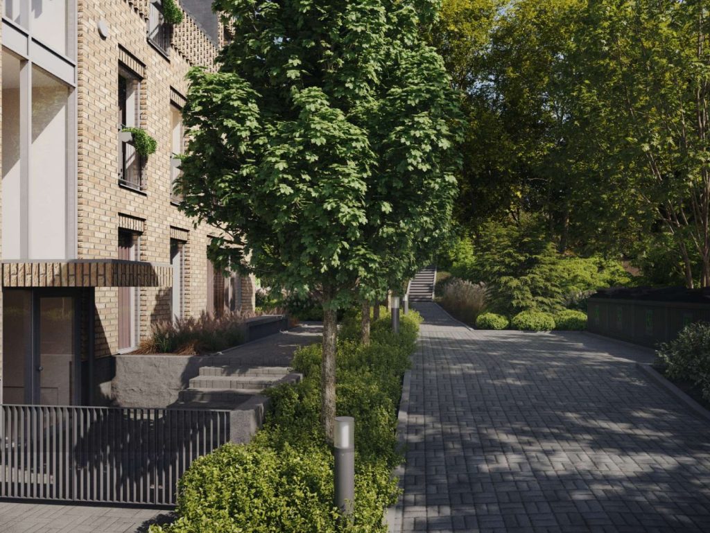 Viešoji erdvė prie Krivių g. 8A (Krivių g.) - Väljak - visuaalne