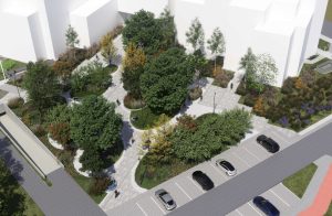 Viešoji erdvė prie Lvivo 68A (Lvivo g.) - Square