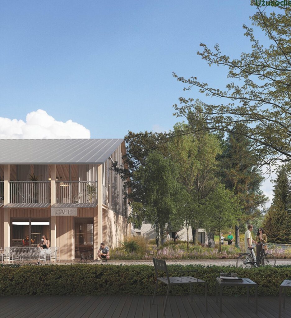 Launagiai 2 rajonas (Petro Joniko g., Žadiškių g., Dieveniškių g.) - Multi apartment, Private house community, Row housing - visualization