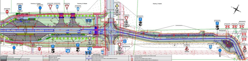 Aklikelio D2, Pramonės ir Švepelių gatvių remontas (Aklikelis D2, Pramonės g, Švepelių g.) - Street - visualization