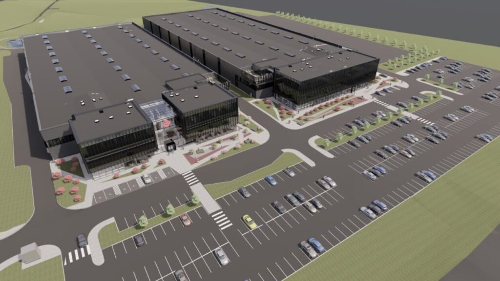 Aliuminio–stiklo konstrukcijų gamykla (Beržų g. 16) - Administrative, Light manufacturing - visualization