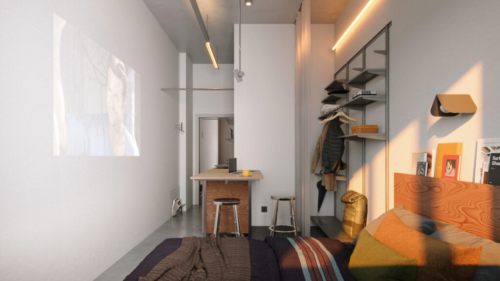 Corner (T. Ševčenkos g. 16) - Hotel, Lofts - visualization