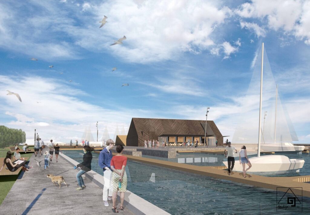 Juodkrantės uostas (L. Rėzos g. 1D) - Osta vai piestātne - vizualizācija