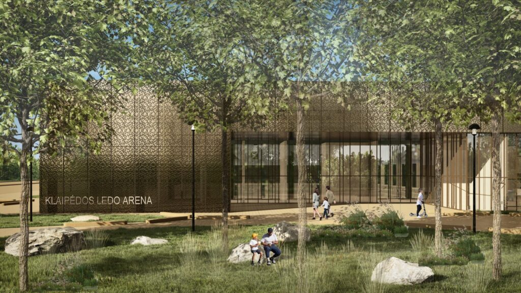 Klaipėdos Ledo arena (Paryžiaus Komunos g. 5) - Sports arena - visualization