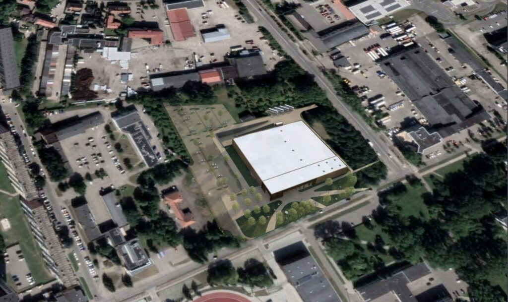 Klaipėdos Ledo arena (Paryžiaus Komunos g. 5) - Sports arena - visualization