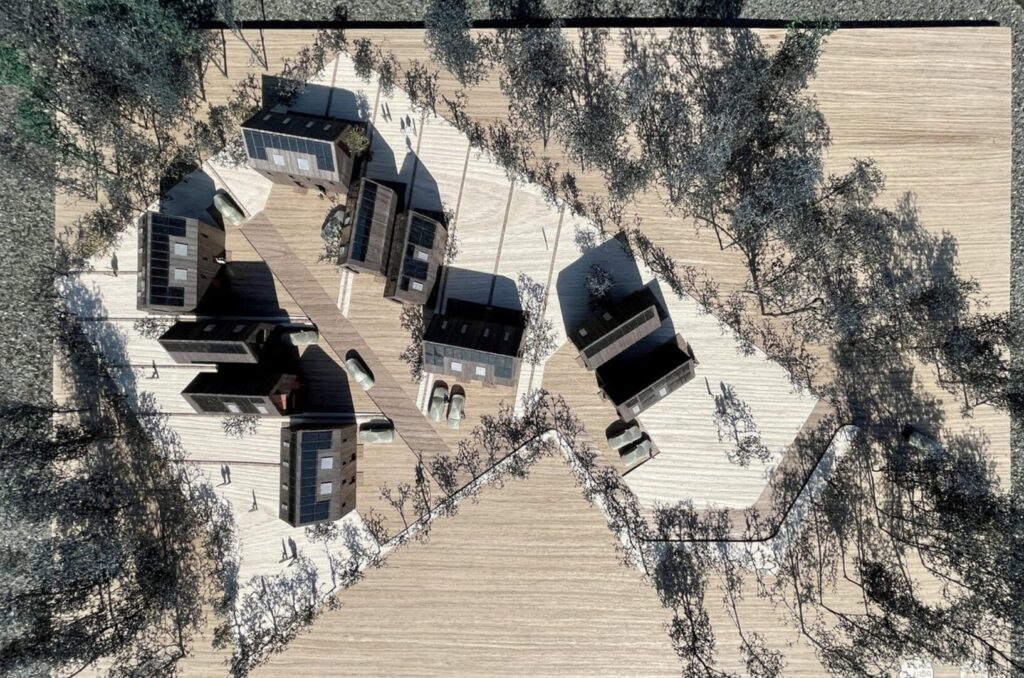 Pamario vilos (Nerijos g. 8, 8A, 8B, 8C, 8D, 8E, 8F, 8G, 8H, 8I, 8J, 8K, 8L, 8M) - Private house community, Row housing - visualization