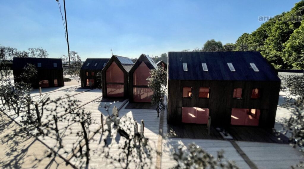 Pamario vilos (Nerijos g. 8, 8A, 8B, 8C, 8D, 8E, 8F, 8G, 8H, 8I, 8J, 8K, 8L, 8M) - Private house community, Row housing - visualization