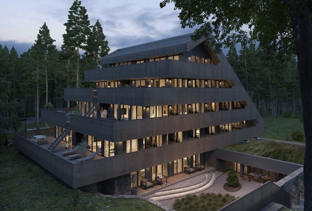 Pilkopė (Vilų g. 14) - Multi apartment - visualization