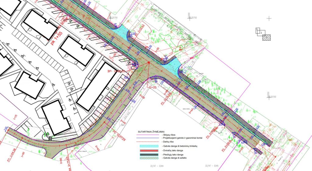 Purvynės gatvė (Purvynės g.) - Street - visualization