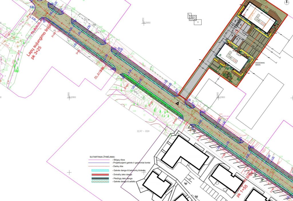Purvynės gatvė (Purvynės g.) - Street - visualization