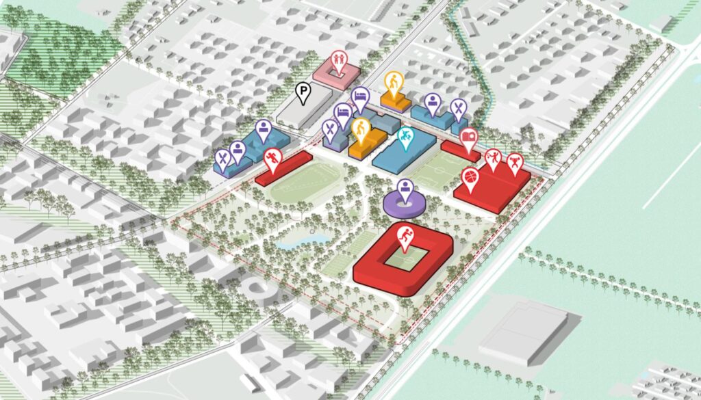 Regioninis Klaipėdos daugiafunkcinis stadionas (Klemiškės g. 36B) - Sporta laukums vai korti, Stadions - vizualizācija