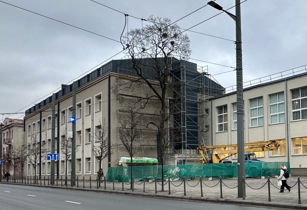Kauno Tarptautinė gimnazija (Vytauto pr. 50) - Primary and secondary education - construction photos