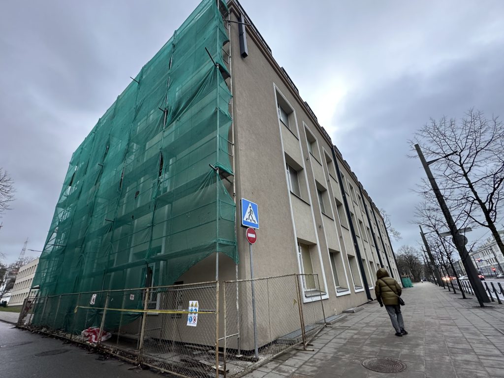 Kauno Tarptautinė gimnazija (Vytauto pr. 50) - Primary and secondary education - construction photos