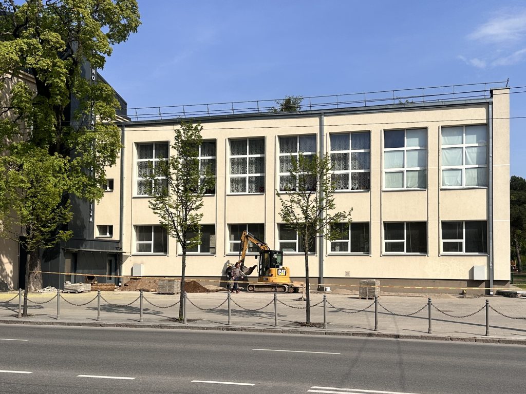 Kauno Tarptautinė gimnazija (Vytauto pr. 50) - Primary and secondary education - construction photos