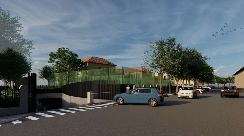 Skuodo g. 27 (Skuodo g. 27) - Parking facility, Sports field or court - visualization