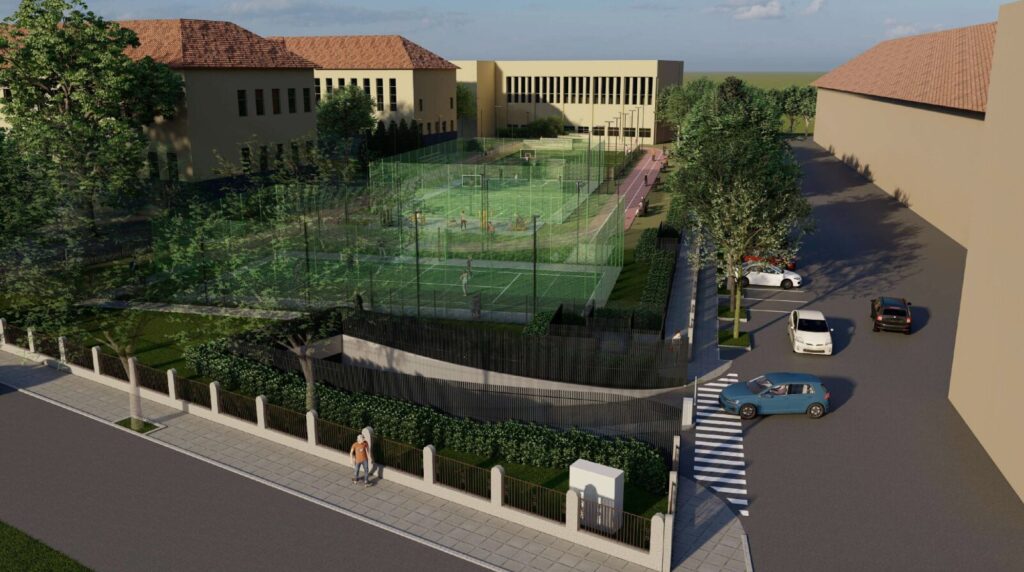 Skuodo g. 27 (Skuodo g. 27) - Parking facility, Sports field or court - visualization