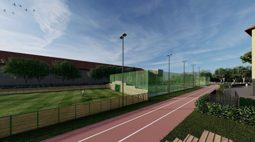 Skuodo g. 27 (Skuodo g. 27) - Parking facility, Sports field or court - visualization