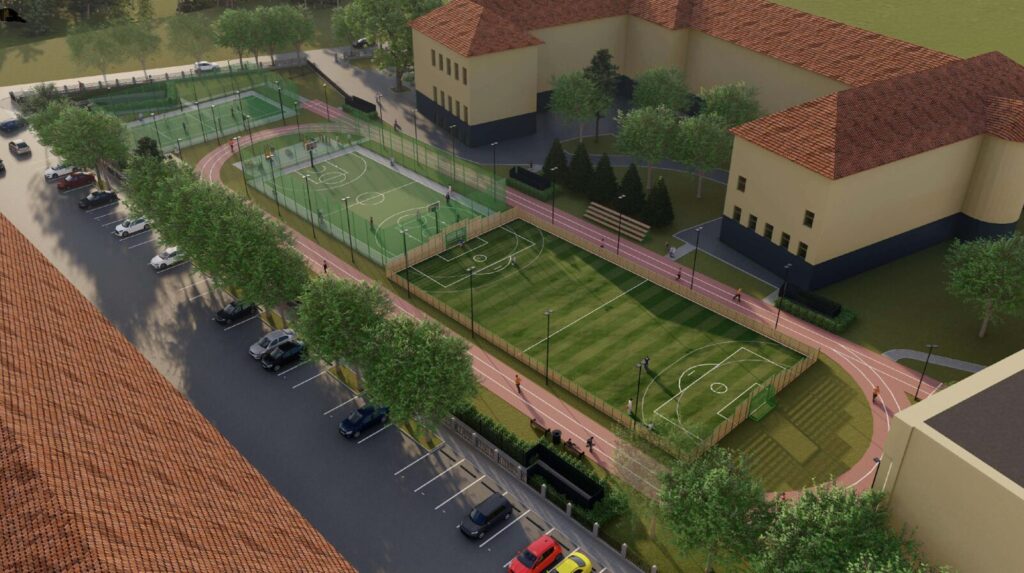 Skuodo g. 27 (Skuodo g. 27) - Parking facility, Sports field or court - visualization