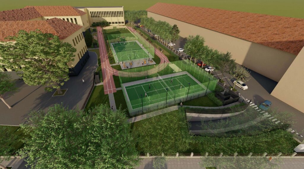 Skuodo g. 27 (Skuodo g. 27) - Parking facility, Sports field or court - visualization