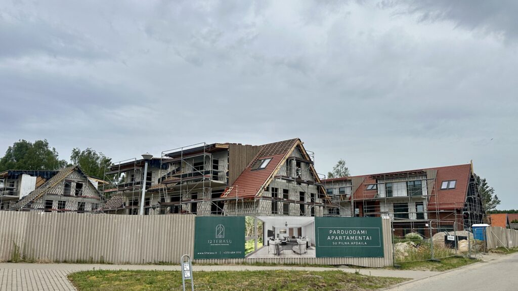 12 terasų (Pervalkos g. 12) - Multi apartment - construction photos