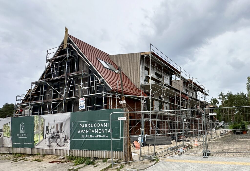 12 terasų (Pervalkos g. 12) - Multi apartment - construction photos