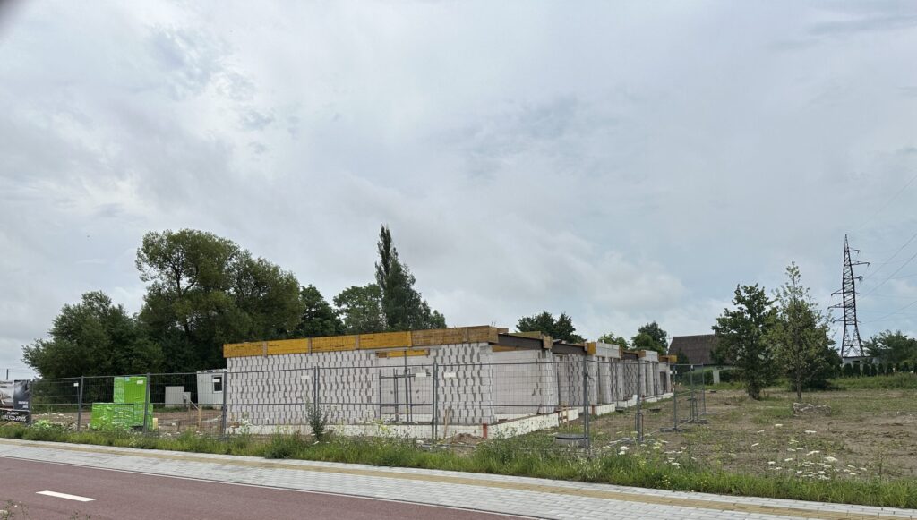 Ąžuolų alėja Paupiuose | 2 etapas (Klemiškės g. 20a) - Row housing - construction photos