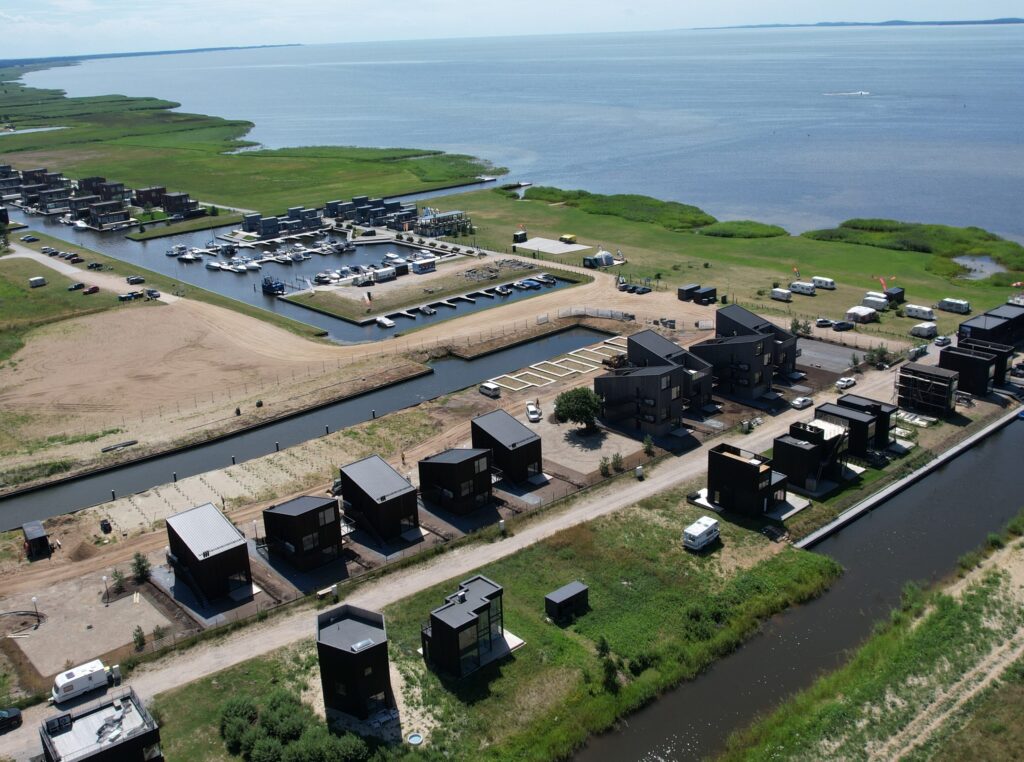 Svencele Dunes | 3C1 etapas (Marių g. 34, 36, 38, 40) - Row housing - construction photos