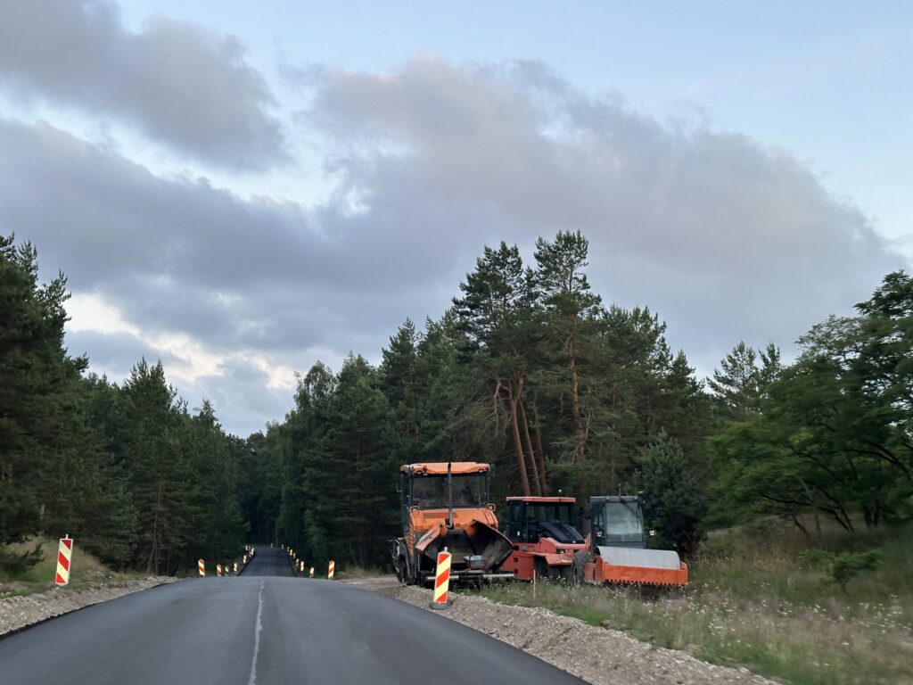 Alksninės g. atkarpos tarp 8.9 - 18.9 km remontas (Alksninės g.) - Ceļš - būvdarbu attēli