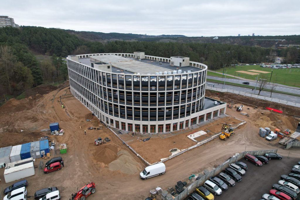 Business Garden Vilnius 2 etapas (parkingas) (Laisvės pr. 10) - Other commercial, Parking facility - construction photos