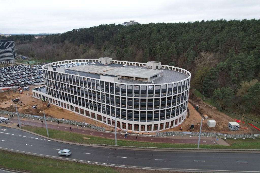 Business Garden Vilnius 2 etapas (parkingas) (Laisvės pr. 10) - Other commercial, Parking facility - construction photos