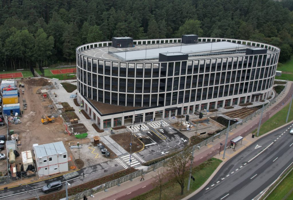 Business Garden Vilnius 2 etapas (parkingas) (Laisvės pr. 10) - Other commercial, Parking facility - construction photos