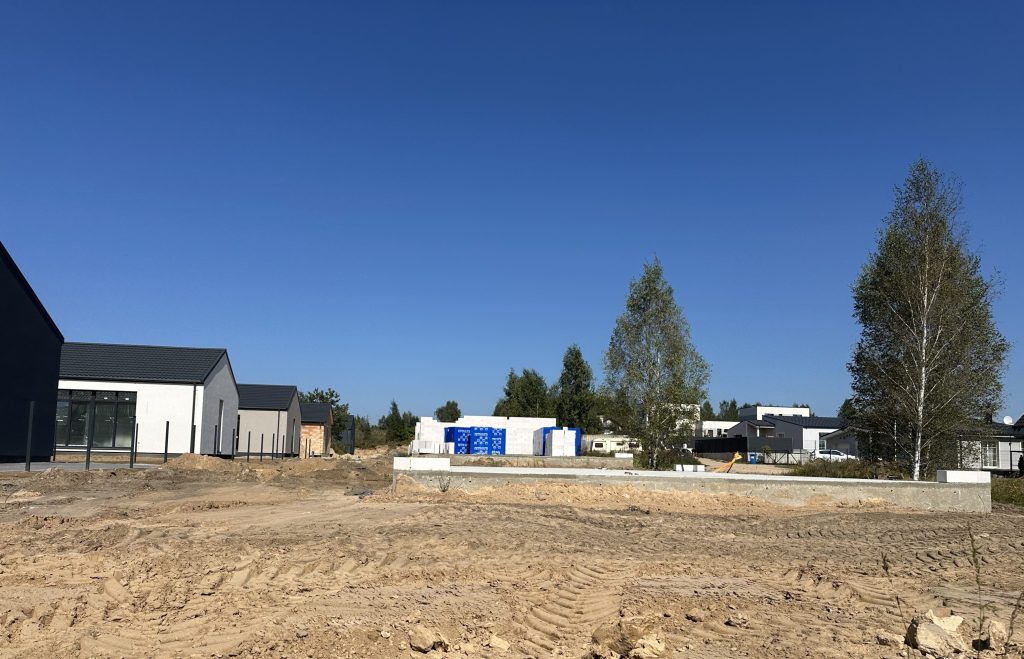 Daškūnų slėnis (Daškūnų g. 24, 24A, 24B, 24C, 24D, 24E, 26, 26A, 26B, 26C, 26D, 26E, 28, 28A, 28B, 28C, 28D, Nemėžėlės g. 5, 7, 9, 11, 13) - Private house community - construction photos